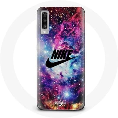 Coque Samsung Galaxy A70 Nike Logo Espace Coloré