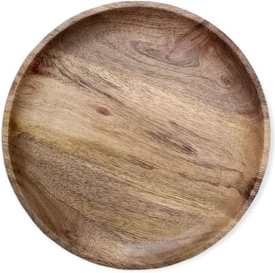 Floz Design houten bord - ontbijtbord - serveerbord - 24 cm - set van 2