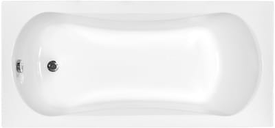 Badland ARIA ligbad 160 x 70 cm wit met baddrager