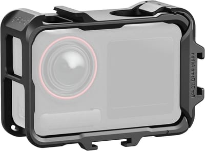 Actiecamera Kooi - Beschermend Frame - Video Opnames - Meerdere Uitbreidingsinterfaces - 83 x 59 x 32 mm - Zwart
