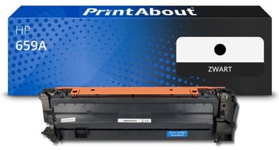 PrintAbout huismerk Toner 659A (W2010A) Zwart Geschikt voor HP