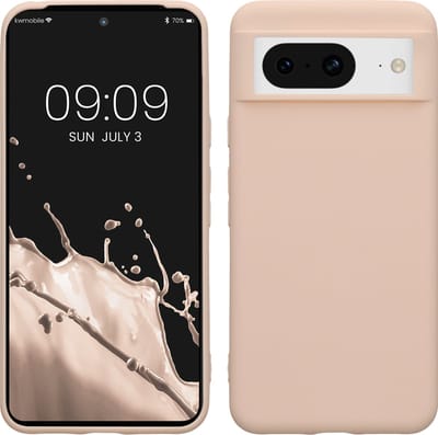 kwmobile telefoonhoesje geschikt voor Google Pixel 8 - Hoesje voor smartphone - Back cover in kokosmelk