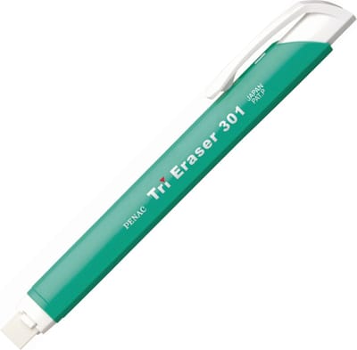 Penac Japan - Gumvulpotlood - Gum Pen - Groen - navulbaar - 8.25mm x 122mm gumpotlood