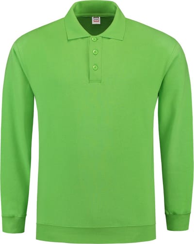 Tricorp Polosweater boord - Casual - 301005 - Limoengroen - maat 3XL