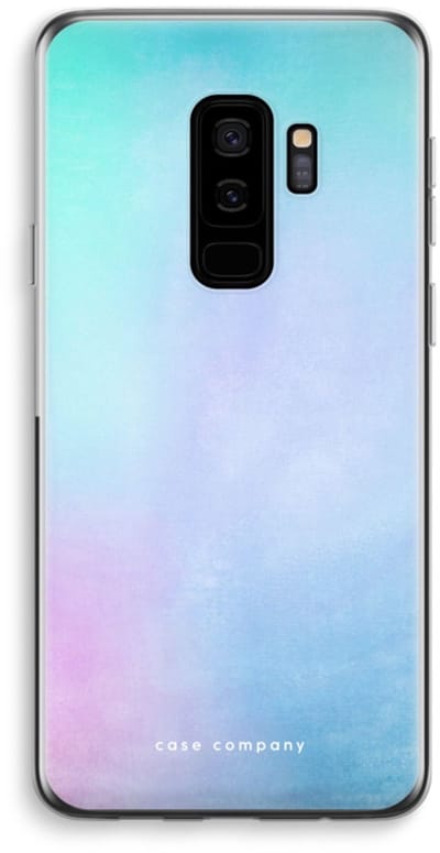 Case Company® - Hoesje geschikt voor Samsung Galaxy S9 Plus hoesje - Mist pastel - Soft Cover Telefoonhoesje - Bescherming aan alle Kanten en Schermrand