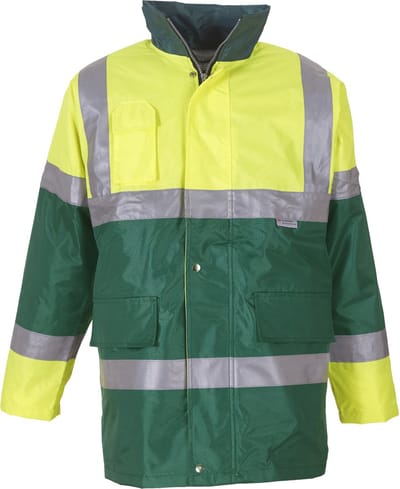 Yoko Contrasterend signalisatiejasje YHVP303 - Hi Vis Yellow / Green - S