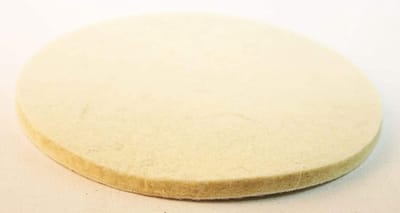 Polijstschijf Vilt - Schuurwiel - Metaal Bewerken - Voor Vilt Polijsten - 125 mm Diameter - Grijs