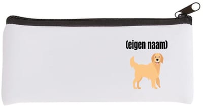Akyol - hond met eigen naam Etui - Honden - honden liefhebbers - iemand die houdt van honden - verjaardag - cadeau - kado - 20 bij 9 cm