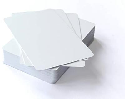 Blanco doe-het-zelf speelkaarten - 54 stuks, onbedrukt en beschrijfbaar, 59 x 91 mm