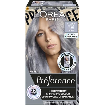 L'Oréal Paris L'Or&eacute;al Paris Pr&eacute;f&eacute;rence Vivid 10.112 Silver Grey 1 st