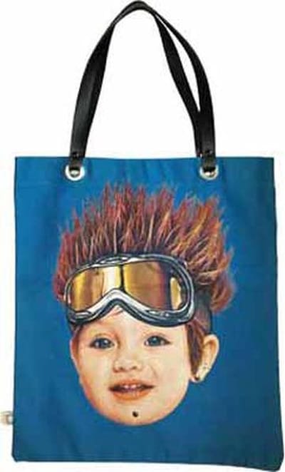 Toetie & Zo Tas Shopper Baby Cool 2, shopper, handtas, boodschappentas, strandtas, blauw, turquoise