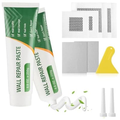 Muurreparatiepasta 500g - Effectieve oplossing voor boorgaten en scheuren in muren