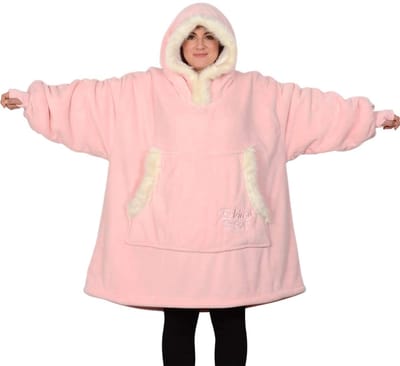 Dailygoody - The Eskimo Deken Hoodie - Oversized Hoody - Super Zacht Sherpa Fleece - Warm Cosy Deken - Geschikt voor Volwassenen - Uniseks Model