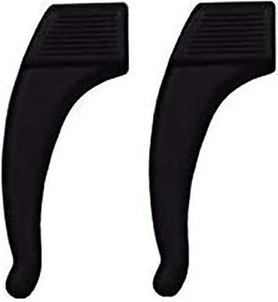 Oorhaakjes voor bril | 2 stuks | Anti-slip - Brilpootjes - Brilhaakjes - Brilhouders - Frame Locks | Zwart