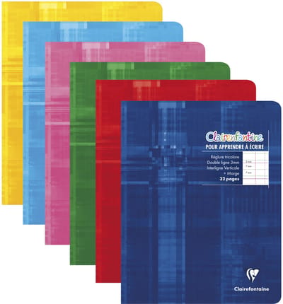 Clairefontaine 3795C, Patroon, Verschillende kleuren, 16 vel, 90 g/m², Softcover, Universeel