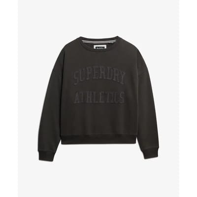 Superdry - Athletic Essentials tonal sweatshirt met ronde hals en appliqué - Dames - Truien