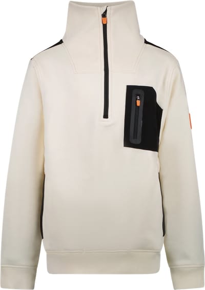 Cars Jeans Barran Sw Zip Off White Jongens Trui - Maat 176