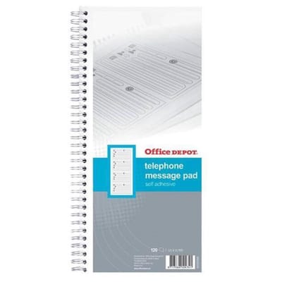 Office Depot Zelfklevend Telefoonnotitieblok Wit Speciaal 7,4 x 12,5 cm 57 g/m² vel