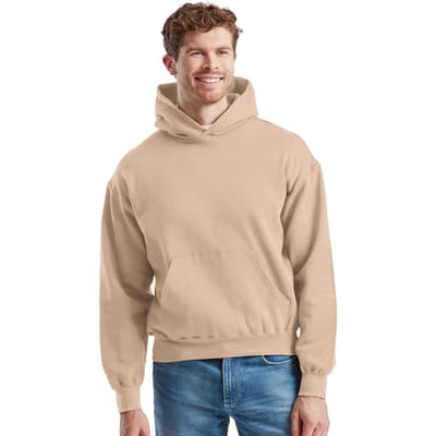 Fruit of the Loom Mannen Supercotton Hoodie (Woestijnzand)