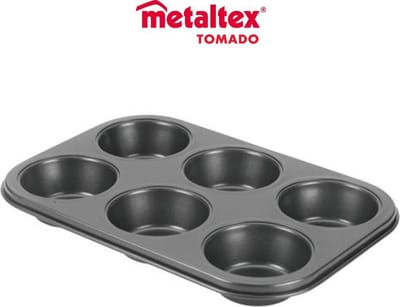 Metaltex By Tomado RVS Bakvorm 7.5 cm | 6 Vaks