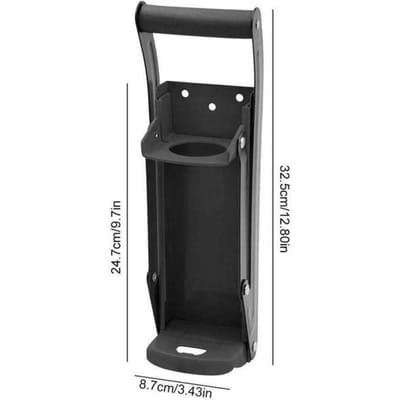 Ouvre-boîte mural de 500ml/16.9OZ, broyeur de canettes, outil de recyclage, ouvre-bouteille de bière en étain, outils de cuisine, accessoires de cuisine noir