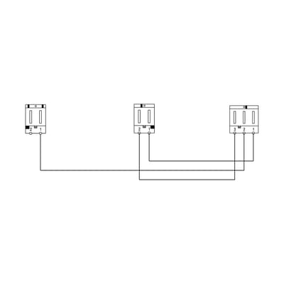 AEG kabel, electronische hoofdmodule, verwarmingselement, J17,J18,1550+1570mm 140055119022