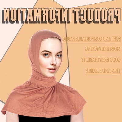 Verstelbare Turban Hoed voor Vrouwen - Hijab Sjaal met Hoge Elasticiteit en Volledige Bedekking, Ideaal voor Diverse Gelegenheden en Stijlen