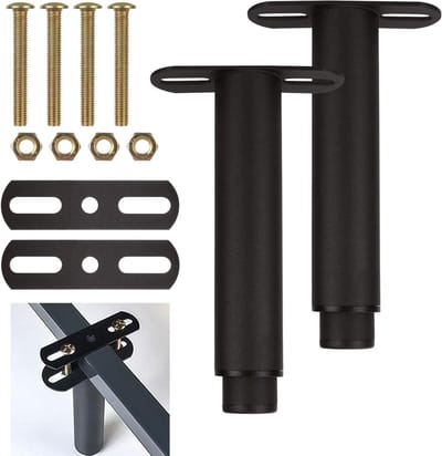 Verstelbare Bedpoten 18-33 cm - Metalen Ondersteuning voor Bed, Bank en Kasten - Duurzaam en Stevig