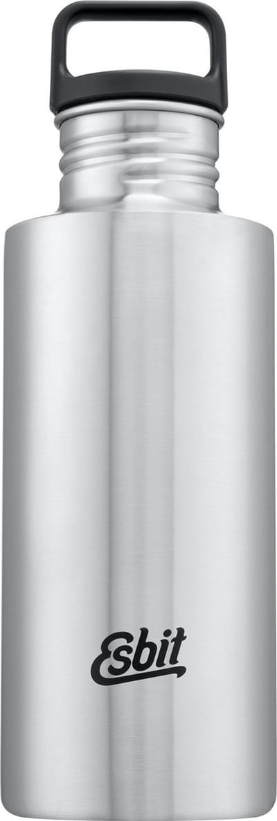 Esbit Sculptor Waterfles - 750ml - Zilver - RVS Drinkfles - Lusdop