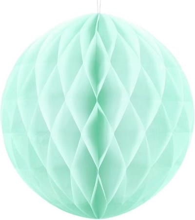 Honeycomb Bal Mintgroen 30cm