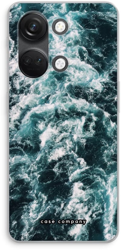 Case Company® - Hoesje geschikt voor OnePlus Nord 3 hoesje - Zee golf - Soft Cover Telefoonhoesje - Bescherming aan alle Kanten en Schermrand