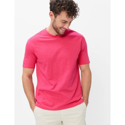 Brax Heren Shirt  Style TROY raspberry, roze, maat M