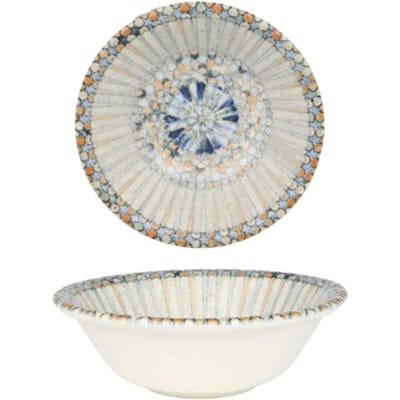 Bonna Kommetje - Luca Mosaic - Porselein - 16 cm (400cc) - set van 6