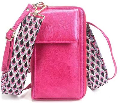 Rose new Zafra portemonnee/ telefoontasje | schouderband | verstelbaar| minibag | klein tasje | wallet | phonebag | modetrend2023 | i'mdutch |