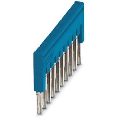 Phoenix Contact 10-Pool Brugconnector 3.5mm Blauw - 3213125 [2 Stuks]