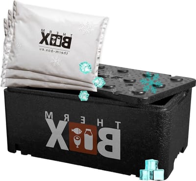Professionele piepschuimbox - koelelement - koelbox transportbox - thermohouder - herbruikbaar Cool Box Stand