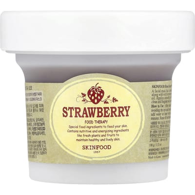 Masque de Beauté Lavable Sucre Noir Fraise, 100G(3.52Oz)
