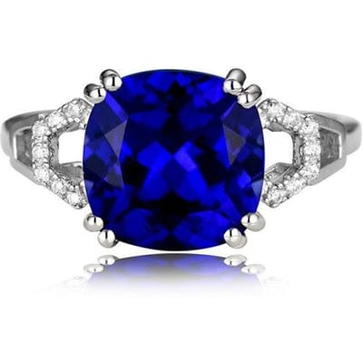 S925 Sterling Zilver Aaa Robijn Smaragd Zirkoon Ring Voor Vrouwen Verloving Bruiloft Cadeau Sieraden Ring 8