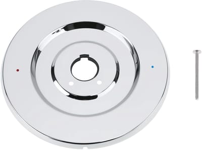 Dailygoods - Chromen Rozet voor Bad- en Douchekranen Compatibel met Moen