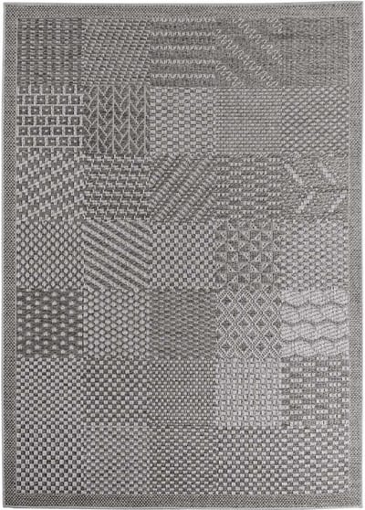 Buitenkleed - Alvra Tile grijs 120x170