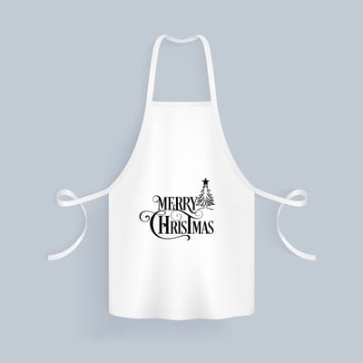 Akyol - kerst merry christmas Keukenschort - Kerstmis - kerst beker - winter - kerst - christmas - kerst cadeau - 82 bij 71 cm
