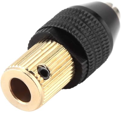Dailygoody - Boorkop Mini - Mini Elektrische Boor Accessoires - Hoogwaardig Metaal - Zelfspannende Chuck - Slijtvast en Duurzaam - Geschikt voor Boren
