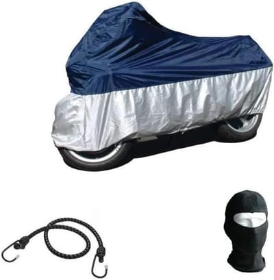 Scooter Motorhoes - Motorhoes Scooter - Scooter Beschermen - Waterdicht Nylon - 203 x 89 x 122 cm - Blauw Grijs