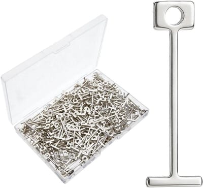 Tegelnivelleringspennen - Tegelafstandhouders Waterpas pennen - Vlakke Tegels Plaatsen - Roestvrijstalen Constructie - 15 mm - Zilverkleurig