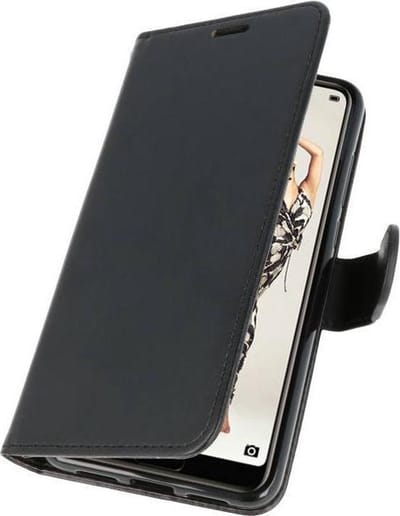 Wallet Cases Hoesje Geschikt voor Huawei P20 Pro Zwart