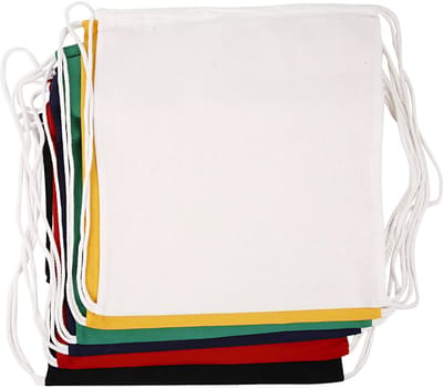 Schoenenzak / Rugzak, afm 37x41 cm, 135 gr, diverse kleuren, 6 stuk