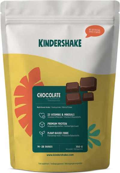 Kindershake Chocolade - gezonde aanvulling voor kids - 14 shakes