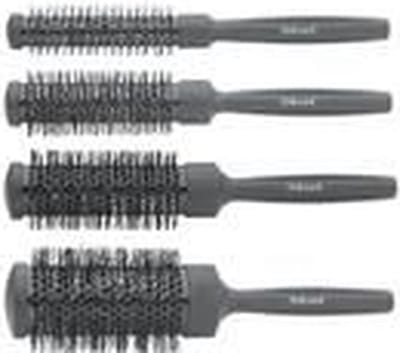 Sibel Round Kit 4 thermische borstels zwart