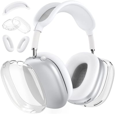 Allecto - TPU Soft Case voor AirPods Max - Beschermhoes tegen Krassen en Stof, Inclusief Oorschelp- en Hoofdbandbeschermers