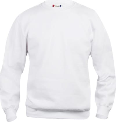 Clique Basic Roundneck Junior 021020 - White - 90-100